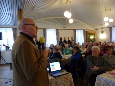 Volles Haus bei Vortrag von Prof. Dr. Wolfgang Greulich