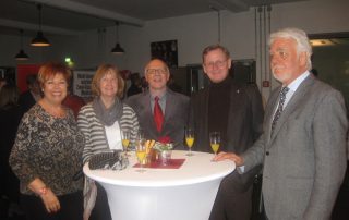Bärbel Siepmann, Margret und Reiner Krauße, Ministerpräsident Bodo Ramelow, Norbert Klapper (v.l.)