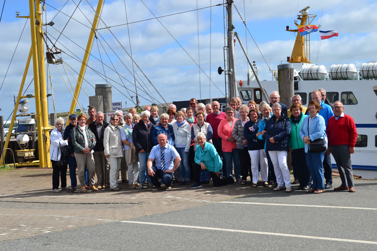 Gruppe auf der Halbinsel Nordstrand