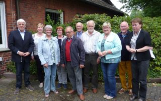 v.l. Norbert Klapper, Angelika Relt, Margret Hartwig, Dorothea Stauvermann, Rolf Wurring, Reiner Krauße, Hagen Libeau, Lisa Wesbuer, Walter Winter, Agnes Bußmann