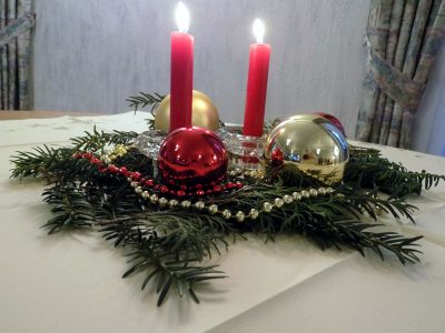Adventsgesteck