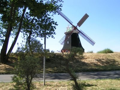 Windmühle auf der Insel Poel