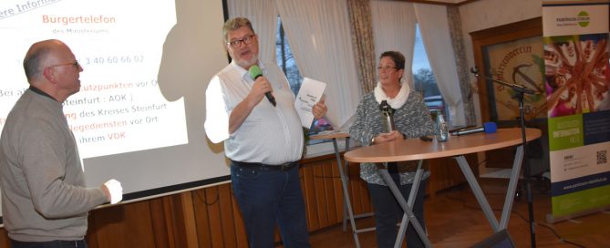 Durchblick im Pflegedschungel, eine lebhafte Diskussion.