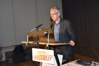 Dr. Kusch begrüßt in der Stadhalle Hiltrup.
