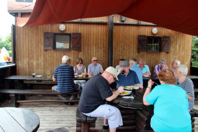 Mittagspause im Hafen von Neustrelitz