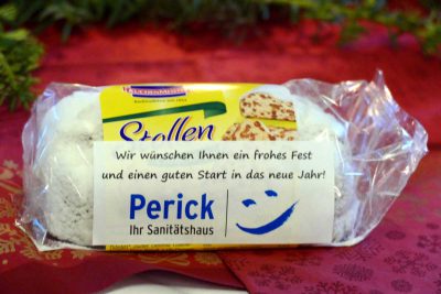 Leckere Weihnachtsgaben wurden gespendet.